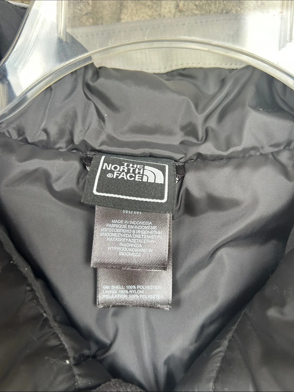 The North Face Light Gray and Black Softshell Hooded Performance Jacket